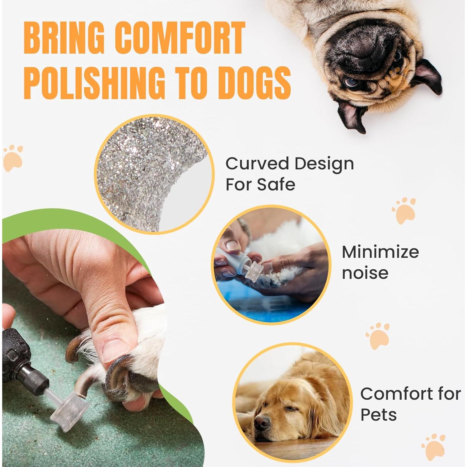 Mina de amoladora de uñas CAELUM 80 grano para Dremel