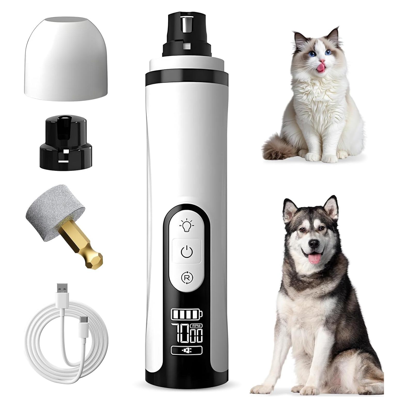 Cortador de Uñas Inalámbrico Movued con Luz LED y 3 Velocidades