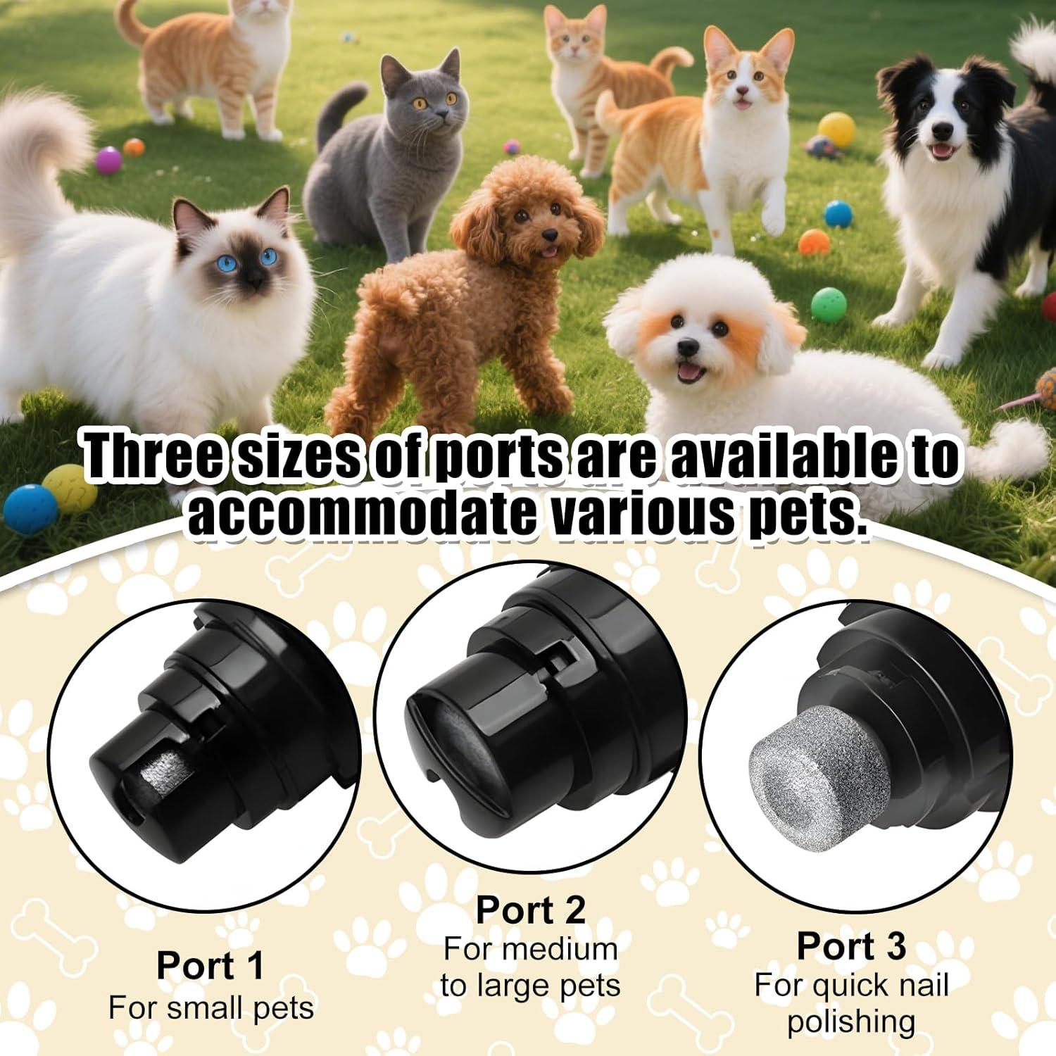 Cortador de Uñas Inalámbrico Movued con Luz LED y 3 Velocidades