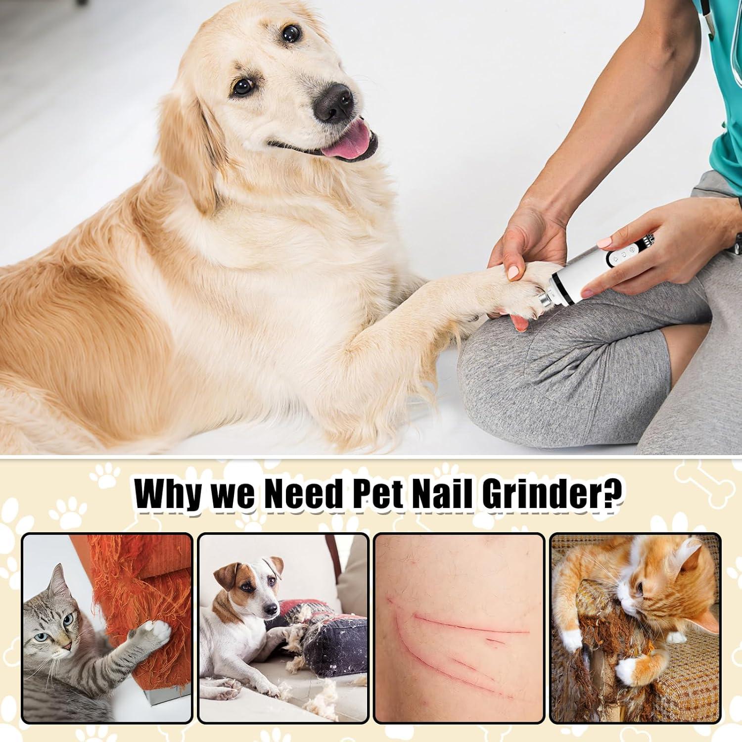 Cortador de Uñas Inalámbrico Movued con Luz LED y 3 Velocidades