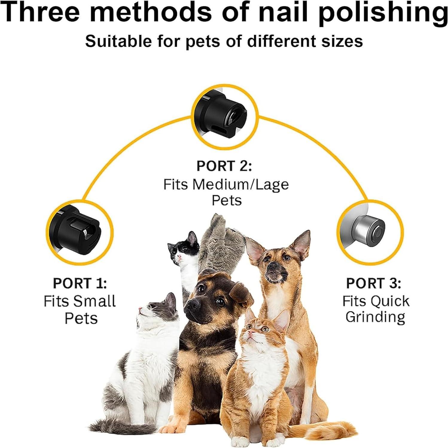 Molinillo de Uñas Silent Groom Pro 2025 para Perros y Gatos