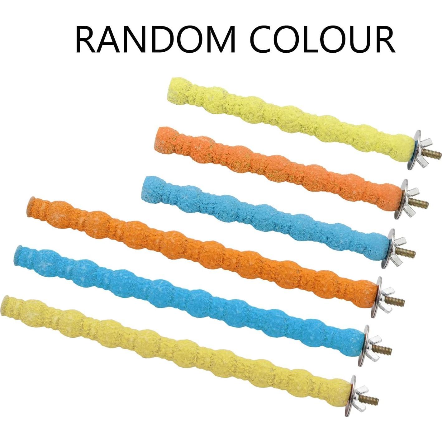 Soporte de Madera para Pericos Hypeety 18cm Colorido