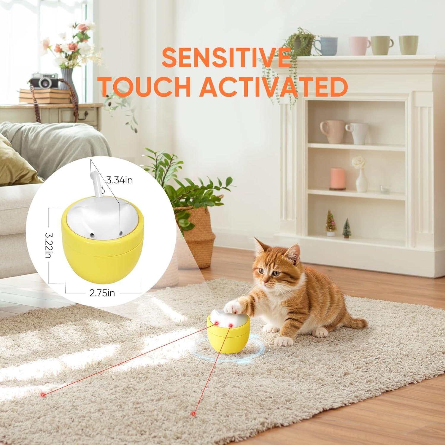 Juguete Láser Automático para Gatos Pawingcat - 3 Modos