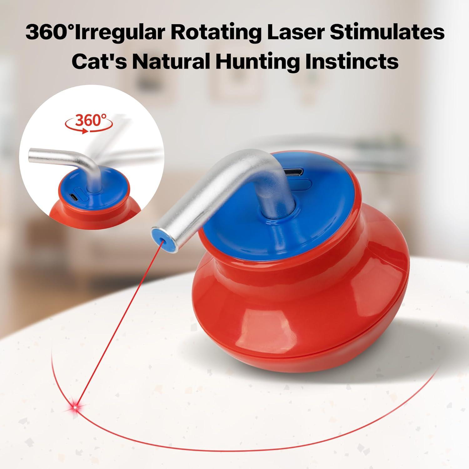 Juguete Interactivo para Gatos Pet Prime - Láser Automático 360°