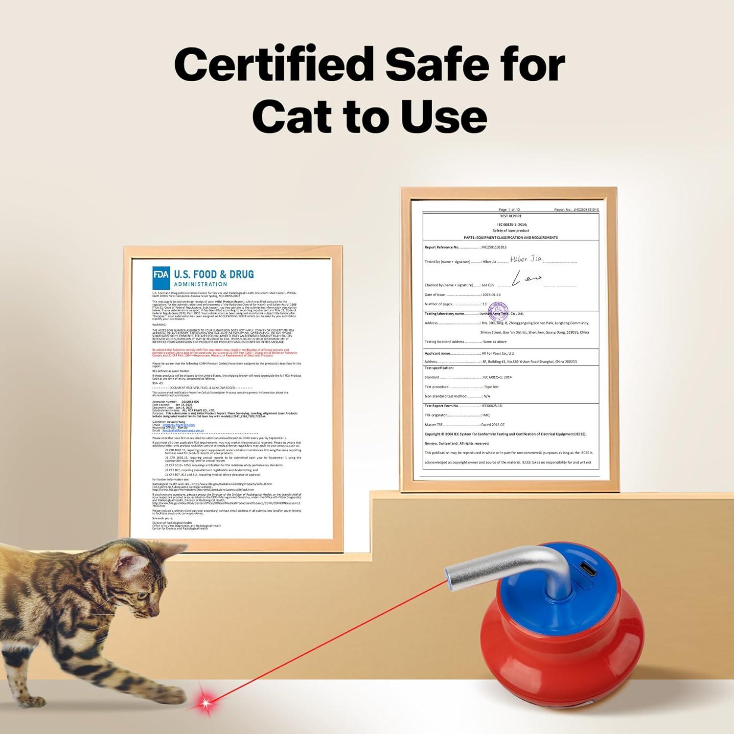 Juguete Interactivo para Gatos Pet Prime - Láser Automático 360°