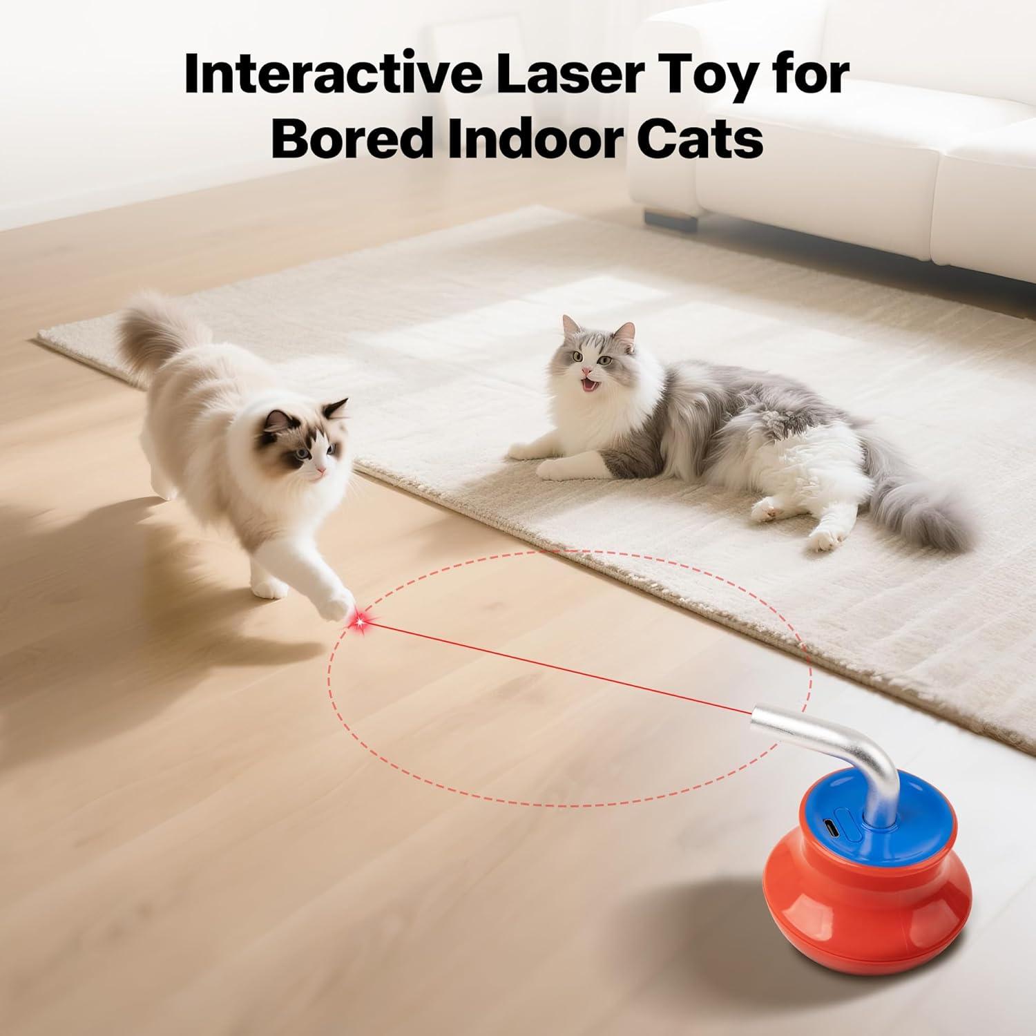 Juguete Interactivo para Gatos Pet Prime - Láser Automático 360°