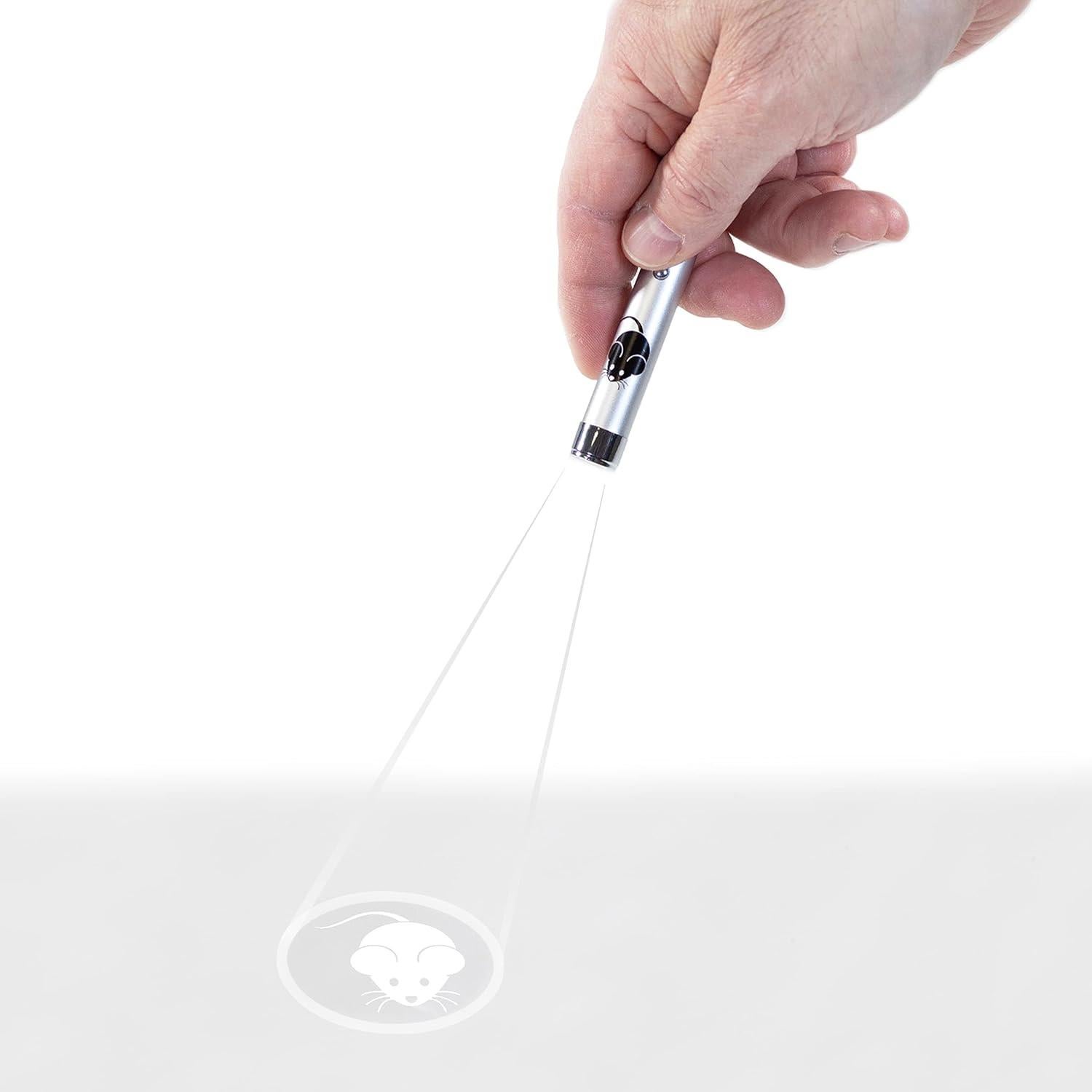 Puntero LED para Gato Penn-Plax Ratón - Juguete Interactivo