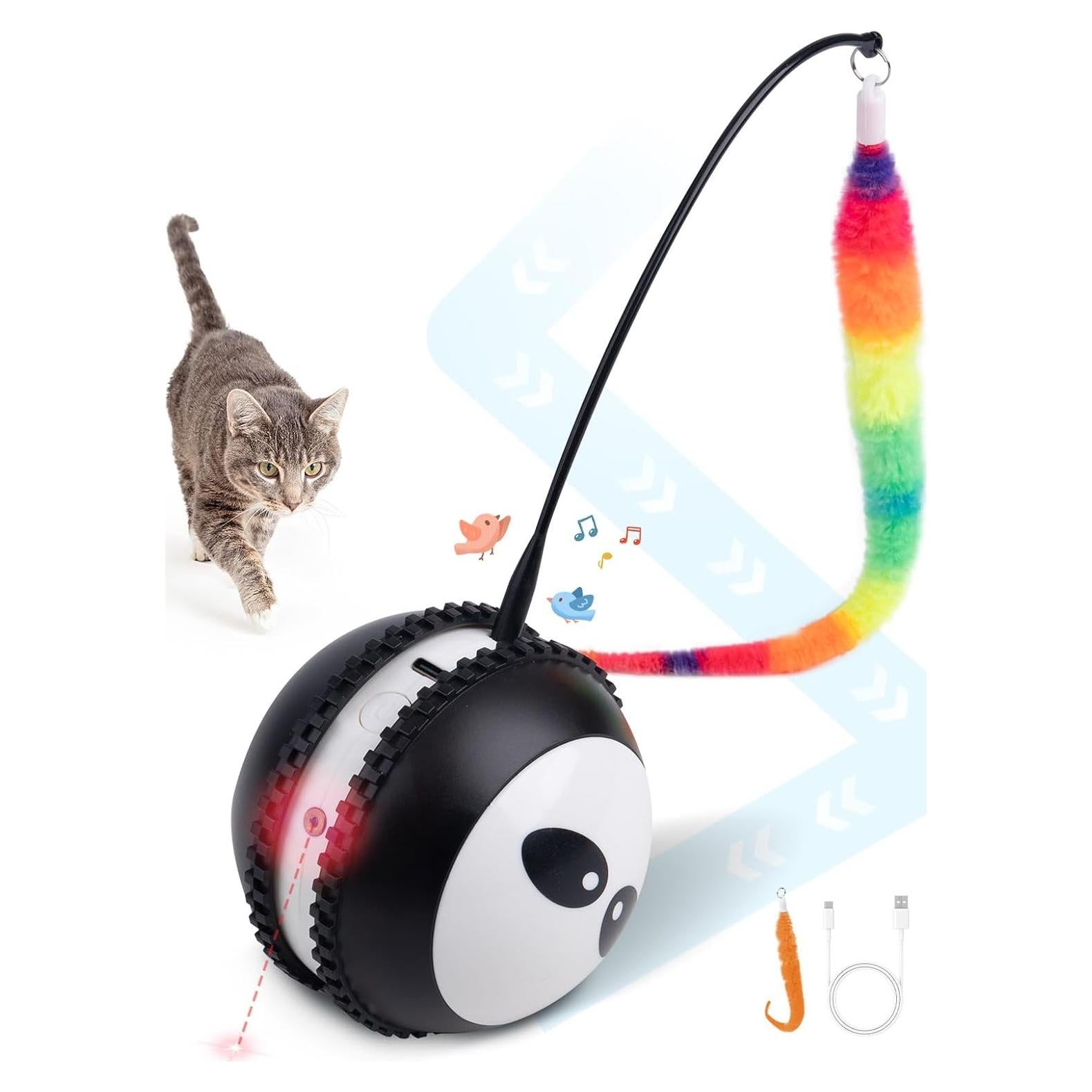 Juguete Interactivo para Gatos Pet Prime Bola Láser Recargable
