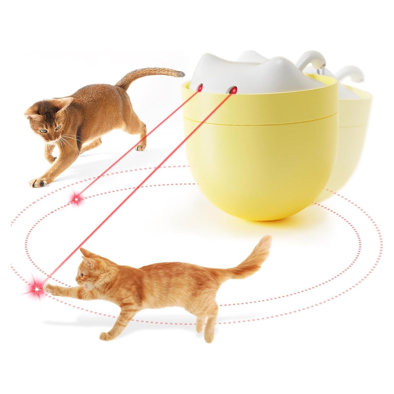 Juguete Láser Automático para Gatos FuroClaw - 3 Modos, Recargable