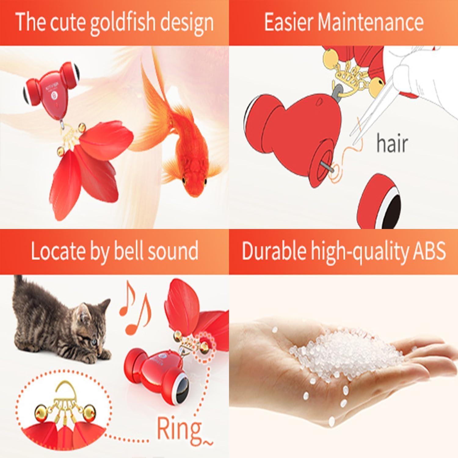 Juguete Interactivo para Gatos KiTiFiSH Automático Recargable