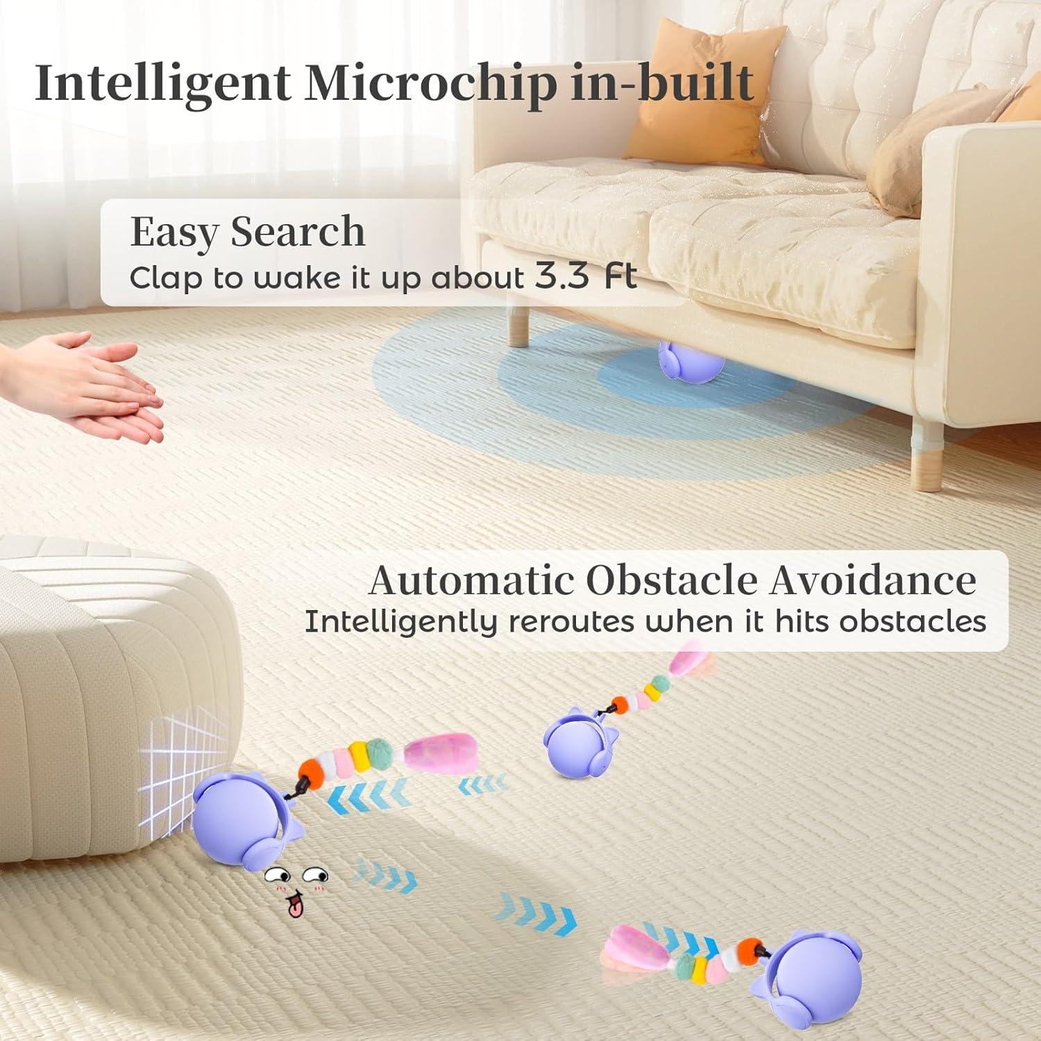 Juguete Interactivo para Gatos ORSDA Bola Inteligente T93-P