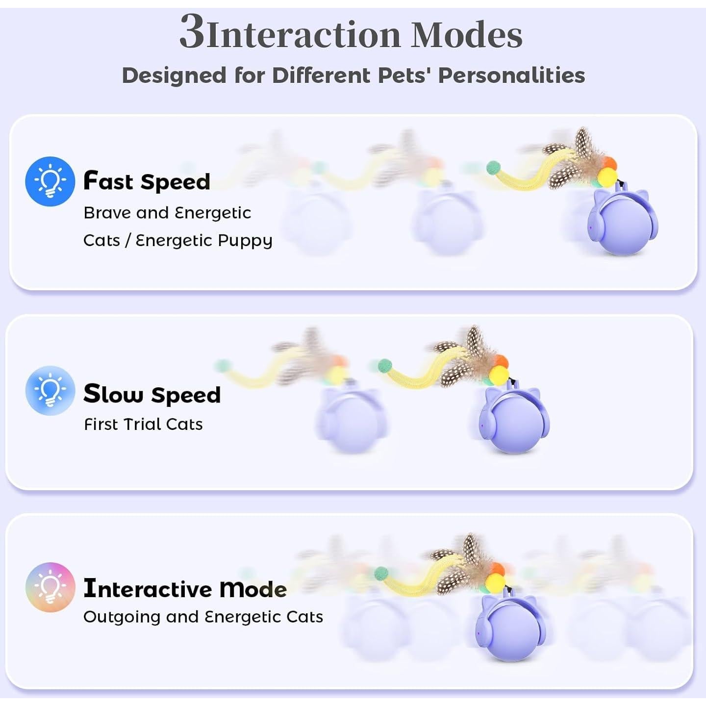 Juguete Interactivo para Gatos ORSDA Bola Inteligente T93-P