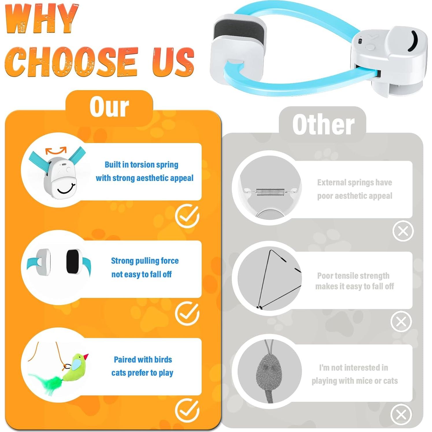 Juguete Eléctrico Interactivo para Gatos CATPICK - Pájaro Volador