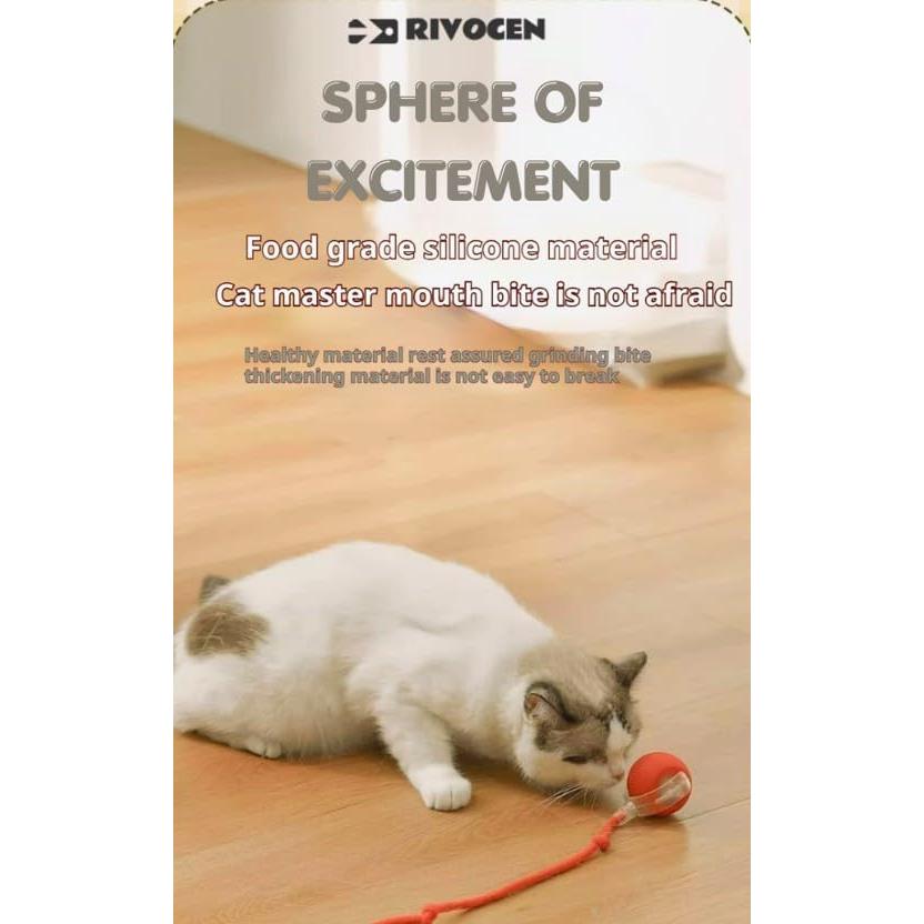 Juguete Interactivo para Gatos y Perros RivOcen Rojo 6.99cm