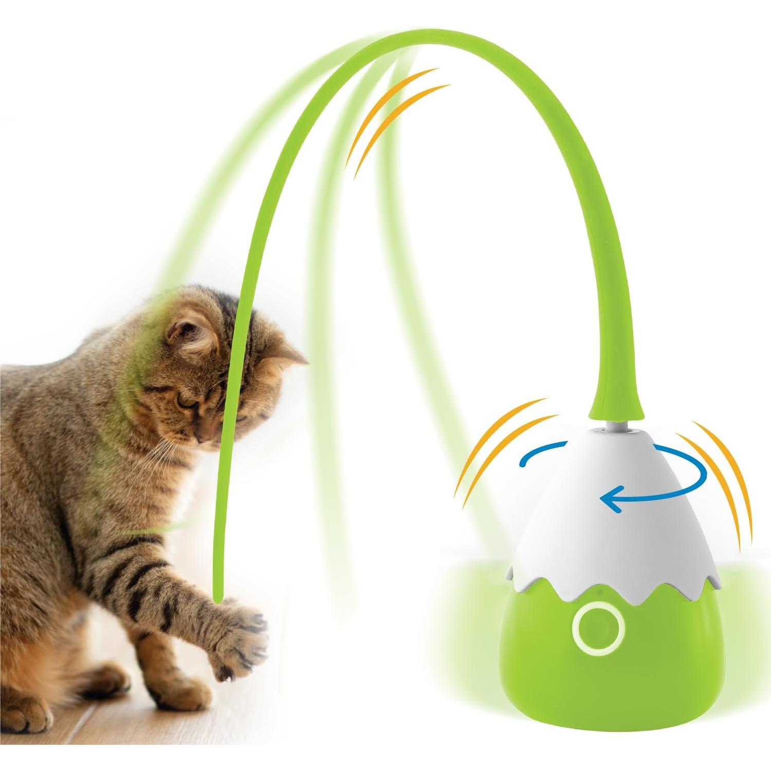 Juguete Interactivo para Gatos PurrSpin - Movimientos Impredecibles
