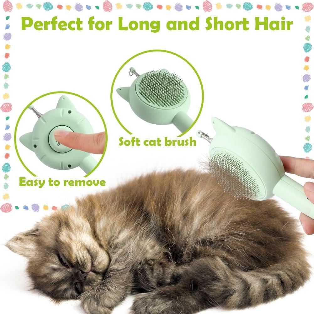 Juguete Interactivo para Gatos Jaxbo 5-en-1 con Luz y Cepillo