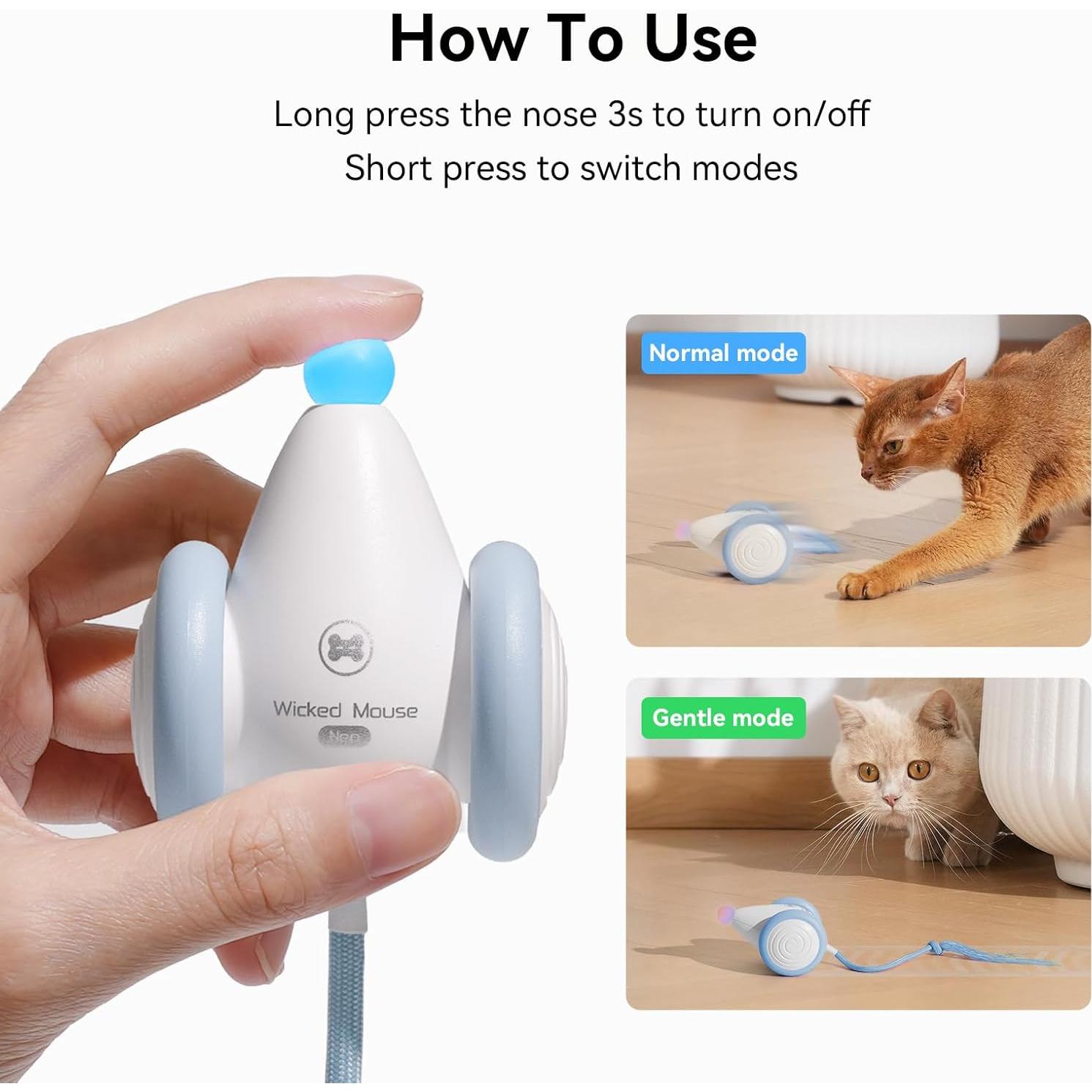 Juguete Interactivo para Gatos Cheerble CWJ03 Azul