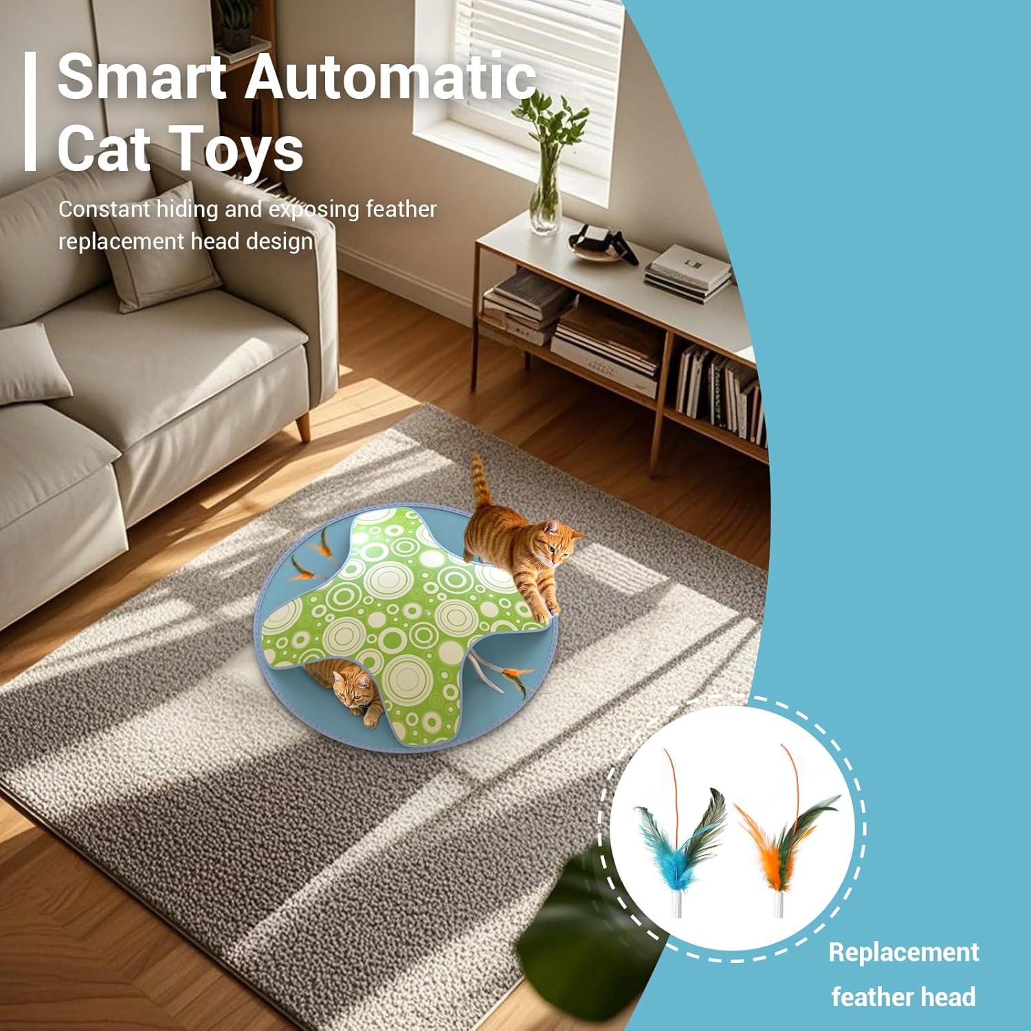 Juguete Interactivo para Gatos WAKHJAKT con Luces LED y Sonidos