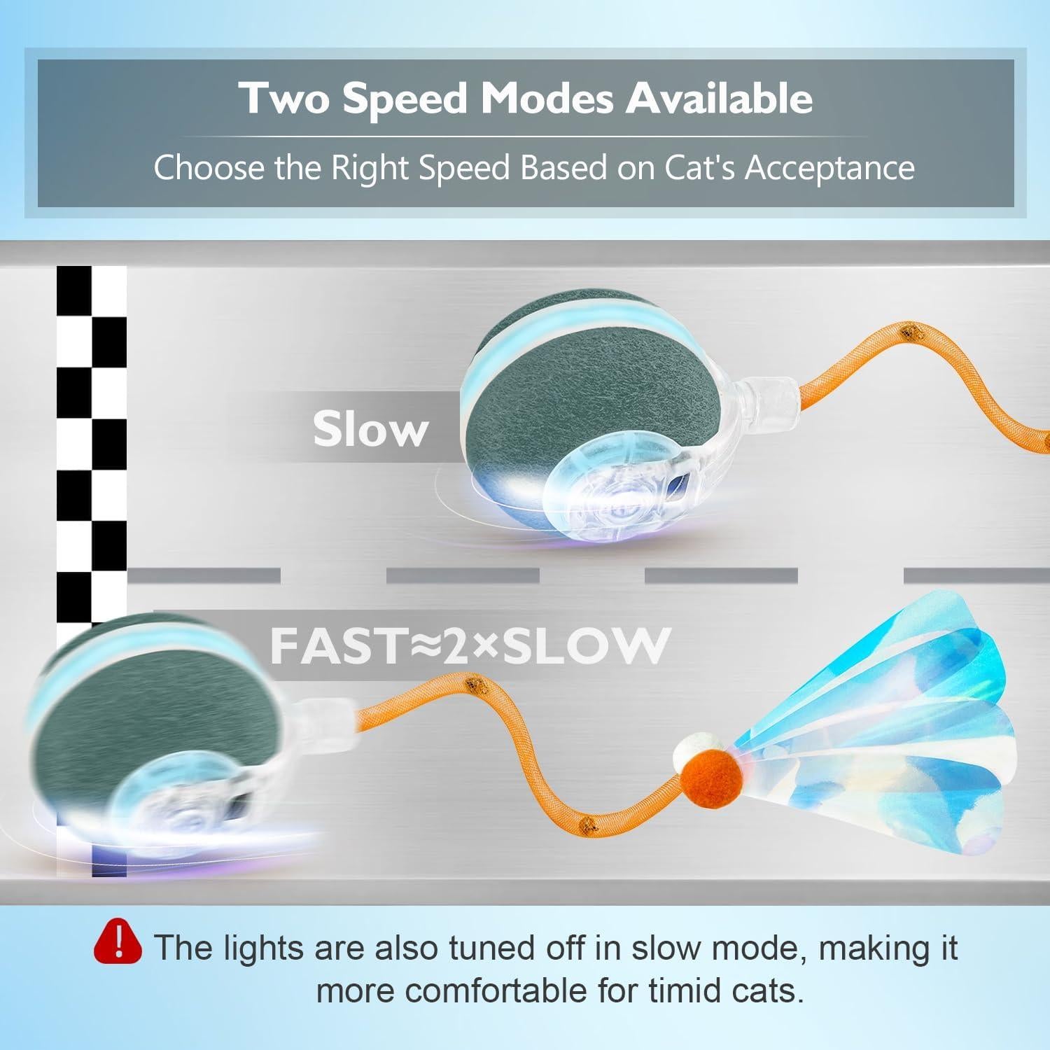 Juguete Interactivo para Gatos YVE LIFE Bola Verde 5.84 cm