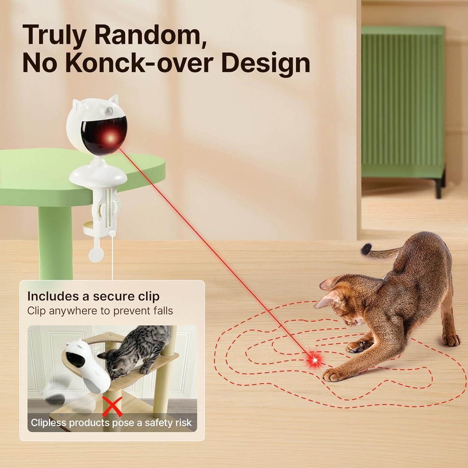 Juguete láser interactivo para gatos Potaroma, recargable