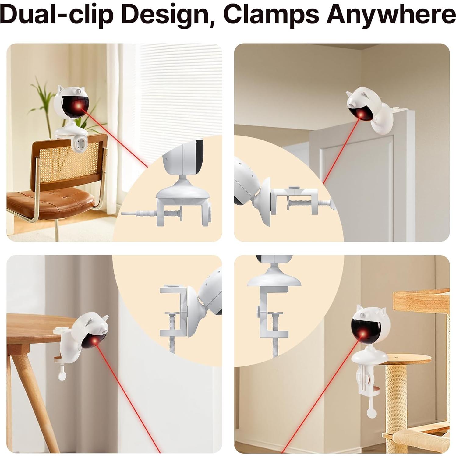 Juguete láser interactivo para gatos Potaroma, recargable