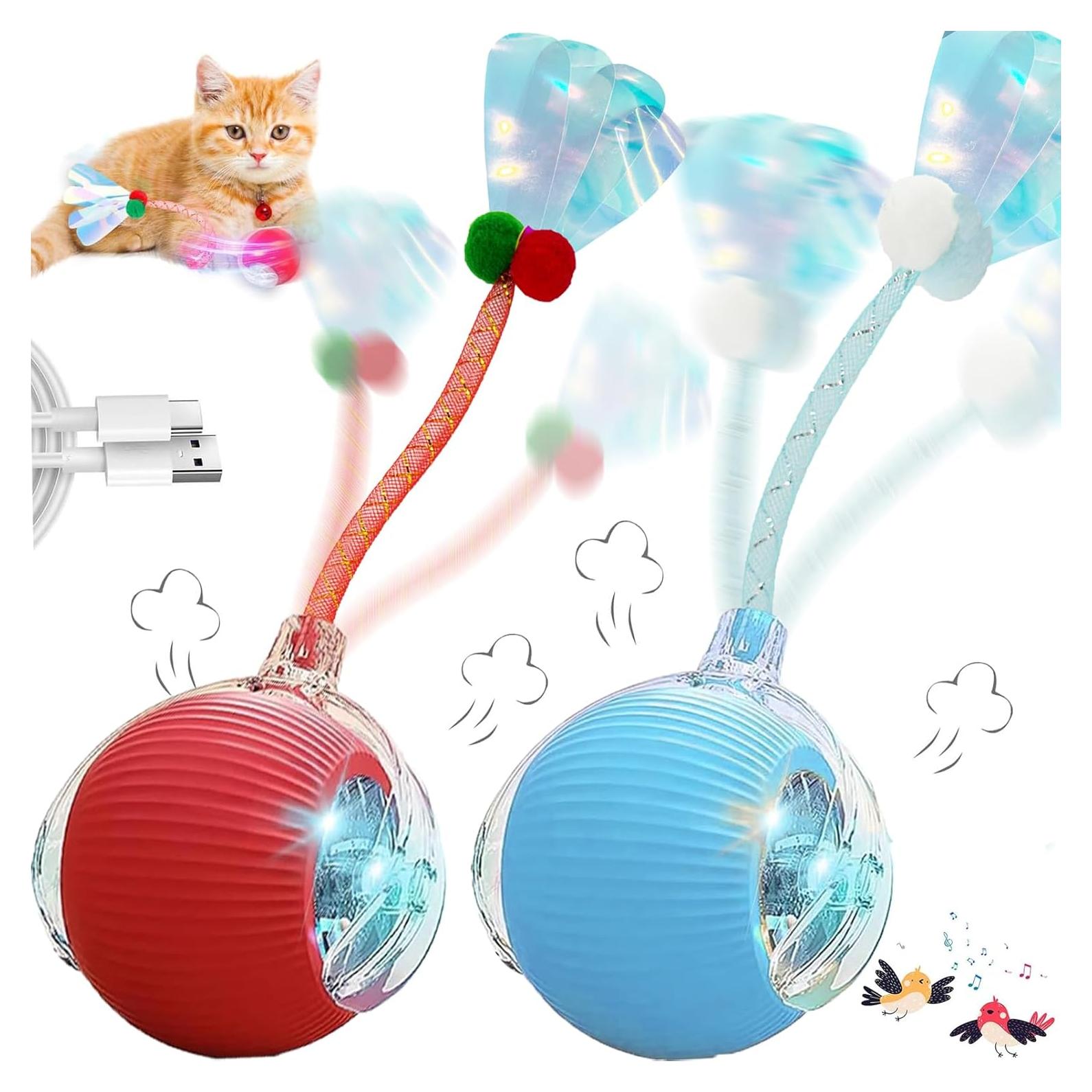 Juguete Interactivo para Gatos Speedy 2.0 con Cola Elástica