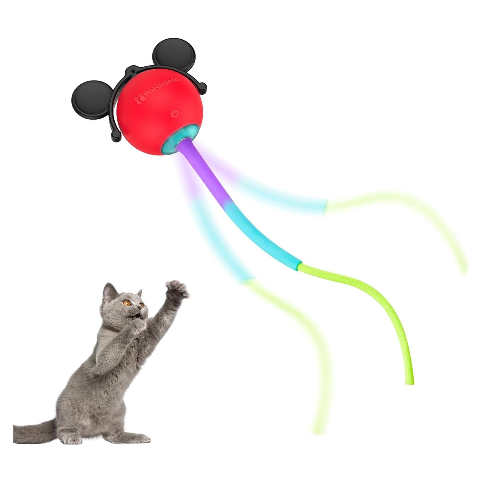 Juguete Interactivo para Gatos Potaroma Bola 5.1 cm Recargable