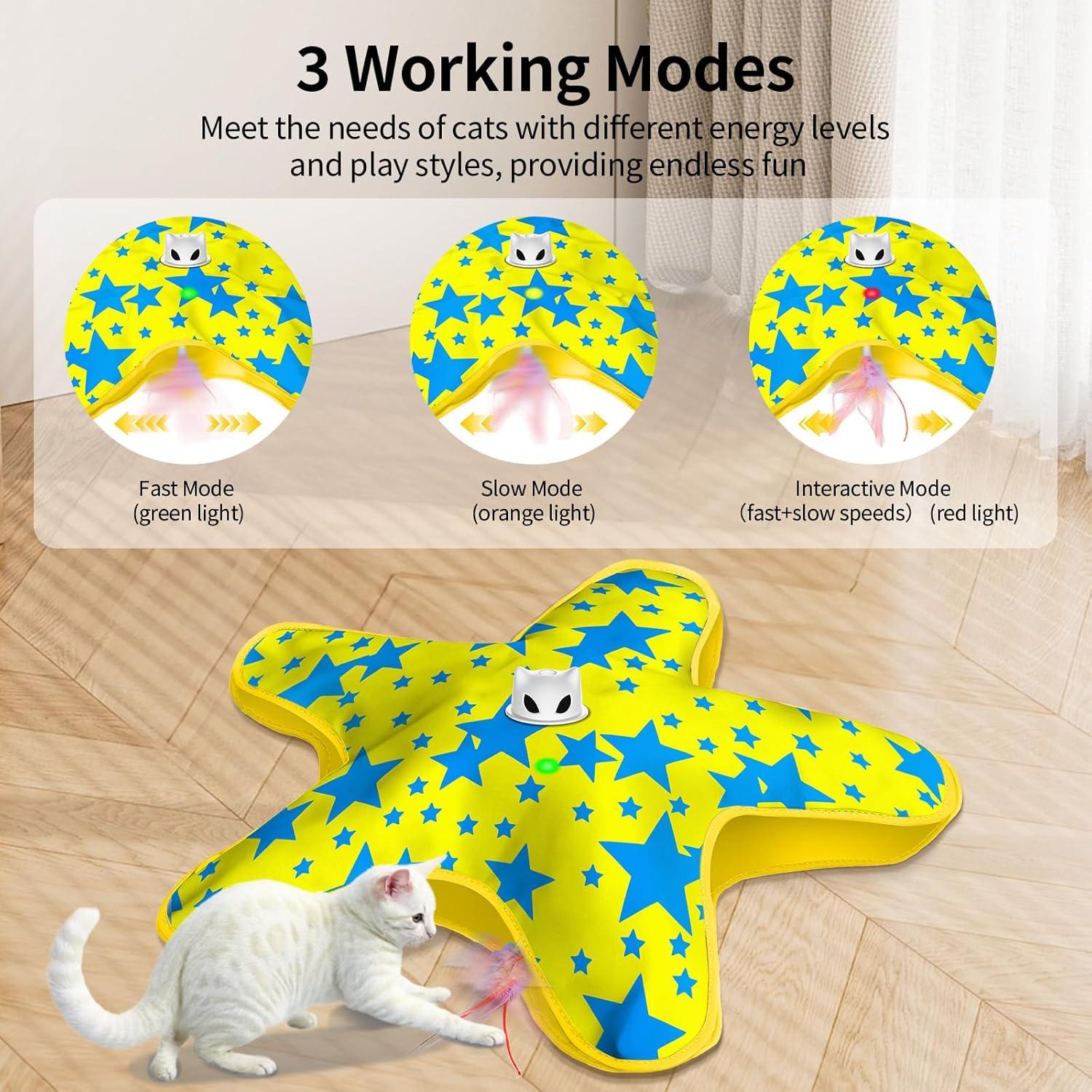 Juguete Interactivo para Gatos DDXCOO OK013 Recargable 11.68cm