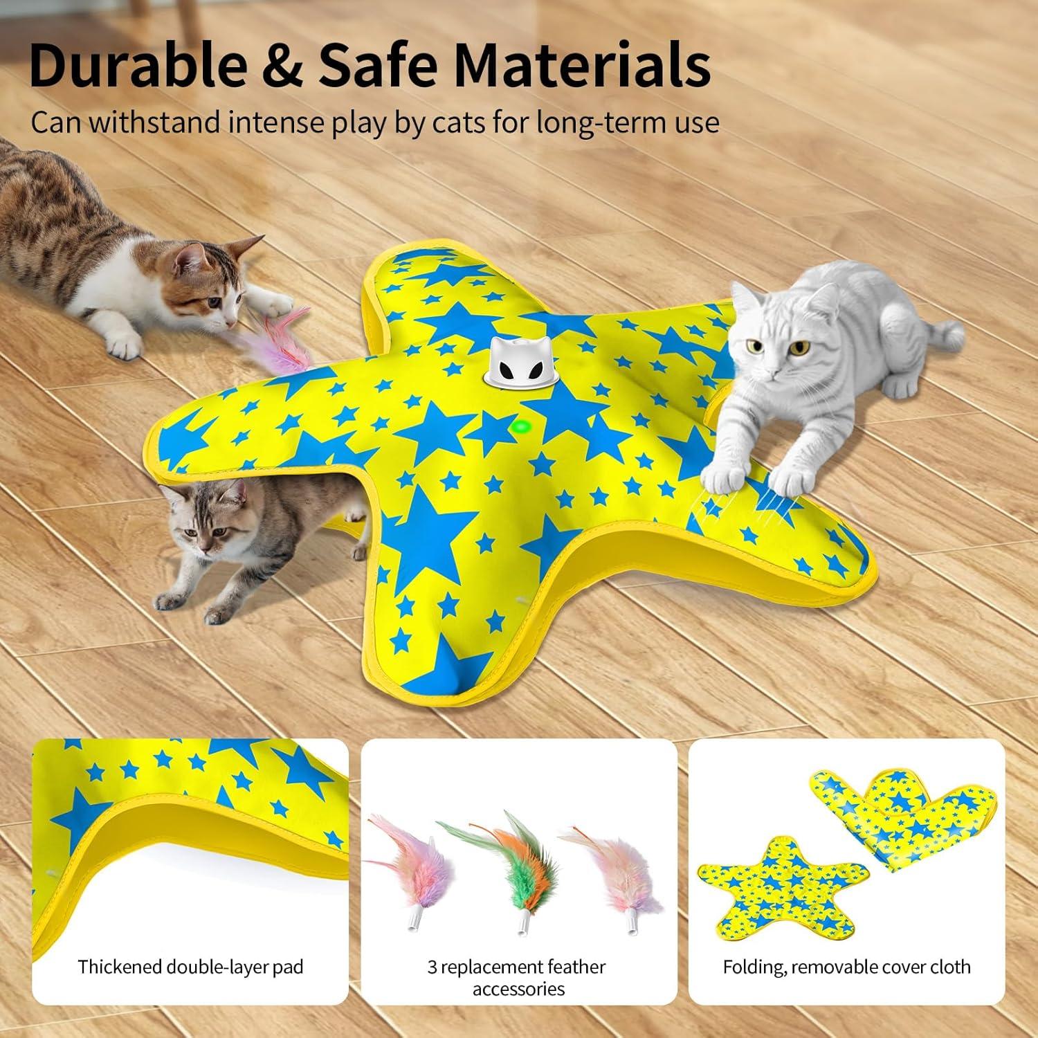 Juguete Interactivo para Gatos DDXCOO OK013 Recargable 11.68cm