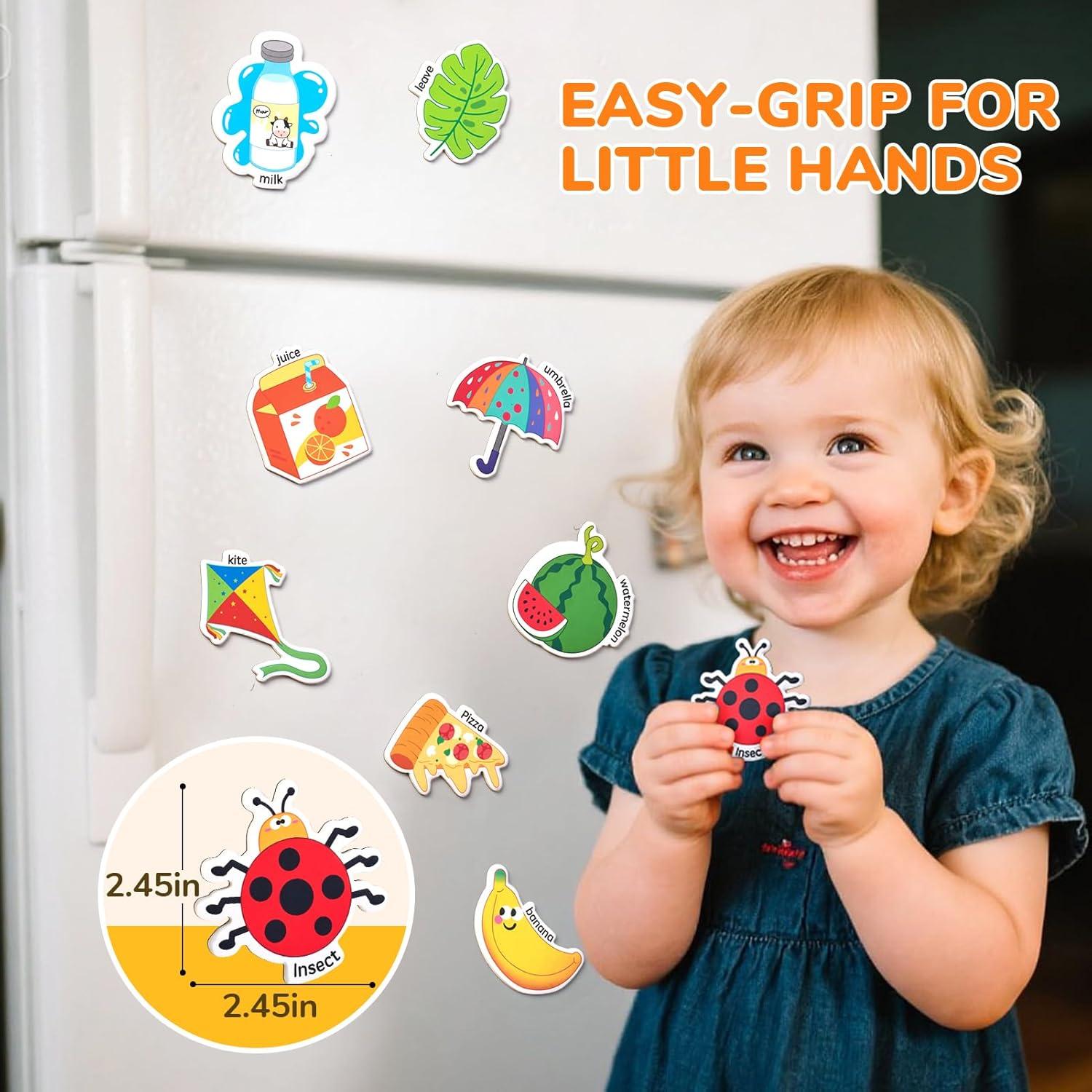 Imanes de Nevera JoyCat para Niños - 26 Juguetes Magnéticos