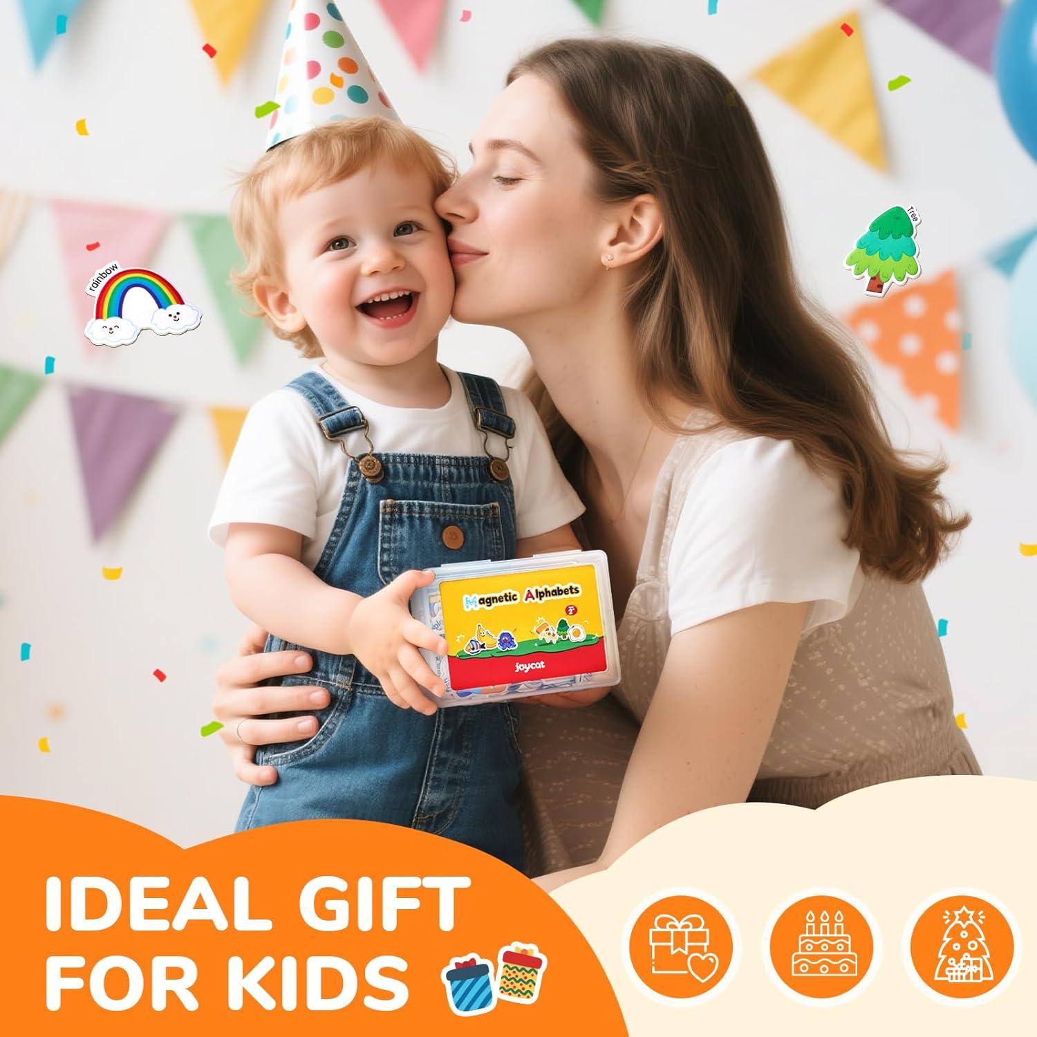 Imanes de Nevera JoyCat para Niños - 26 Juguetes Magnéticos