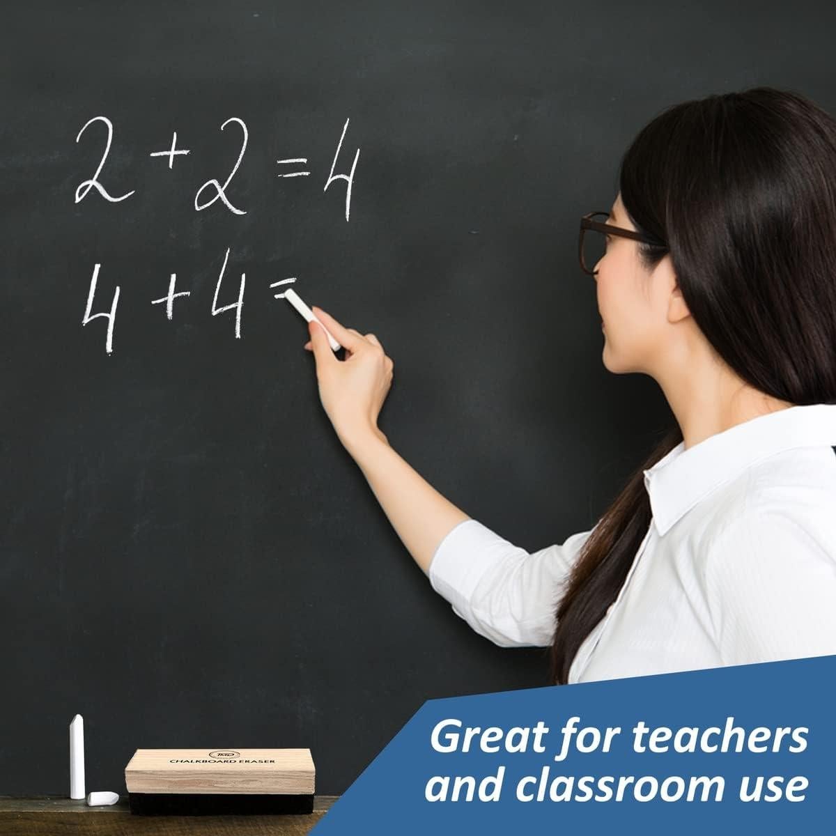 Tiza Blanca para Pizarra The Mega Deals - Paquete de 12