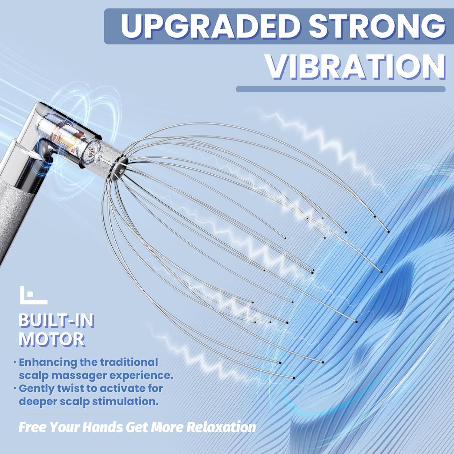 Masajeador de Cabeza Winyoung HTW-SMC-2 Plata Ergonómico