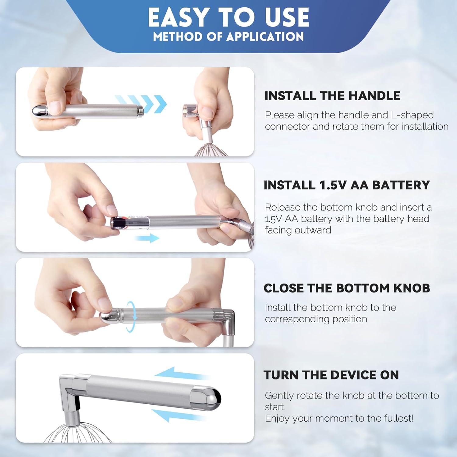 Masajeador de Cabeza Winyoung HTW-SMC-2 Plata Ergonómico