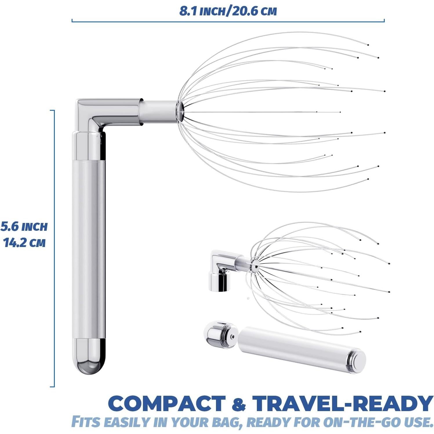 Masajeador de Cabeza Winyoung HTW-SMC-2 Plata Ergonómico