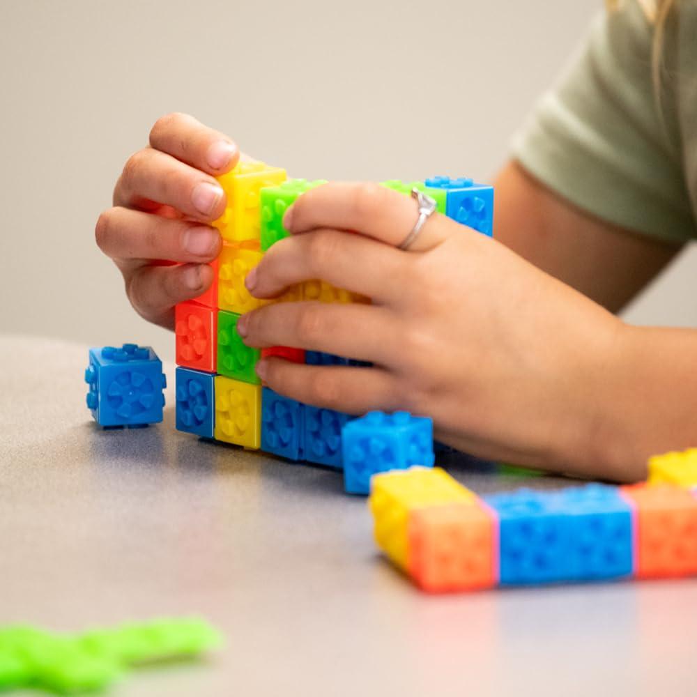 Cubos Omnifix Didax 500 Piezas 2 cm para Matemáticas