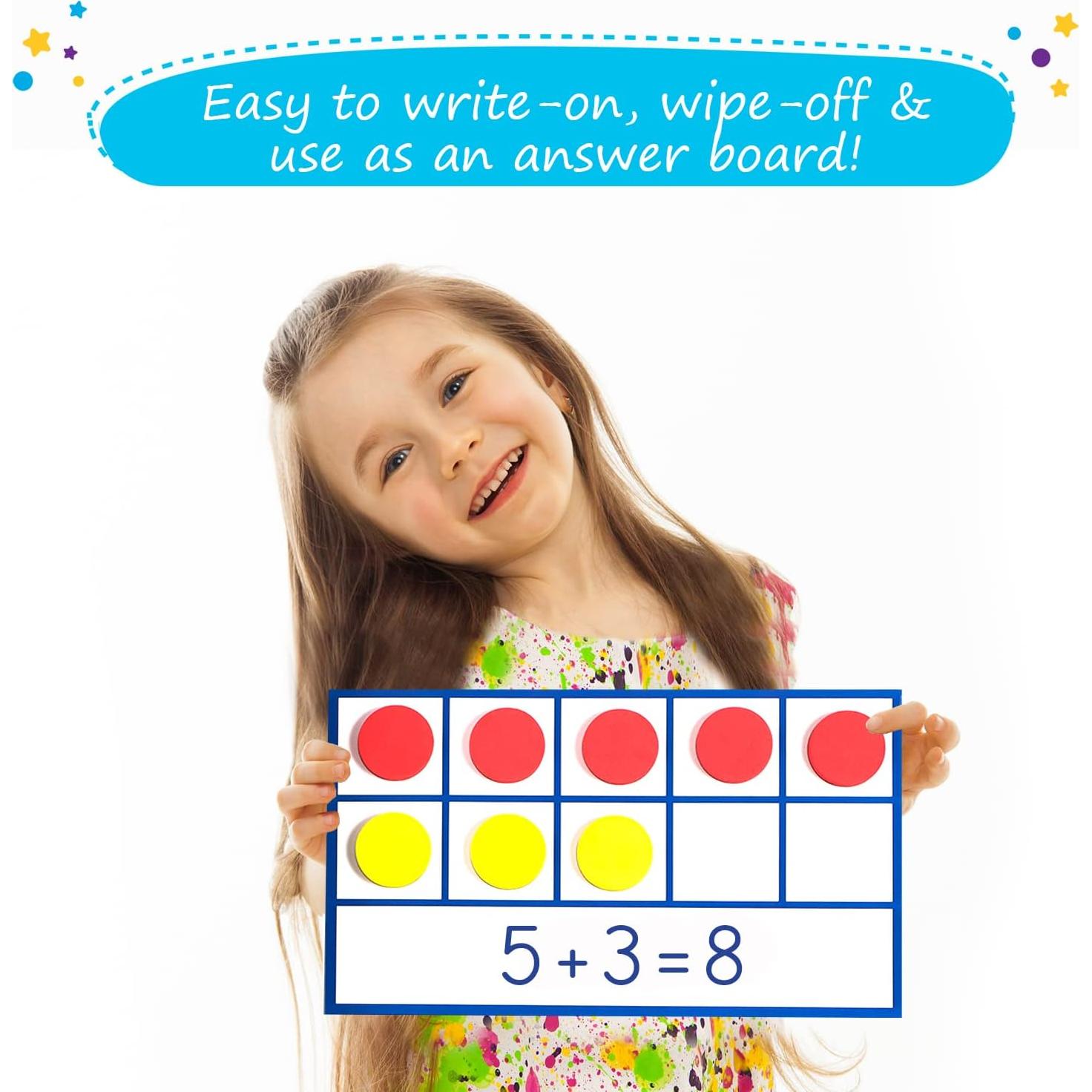 Conjunto Jumbo de Marcos de Diez Magnéticos Simply Magic - 130 Piezas