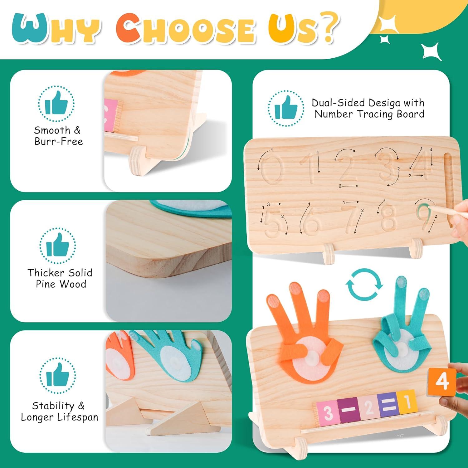 Juguete Educativo de Matemáticas Hirger para Niños 2-8 Años