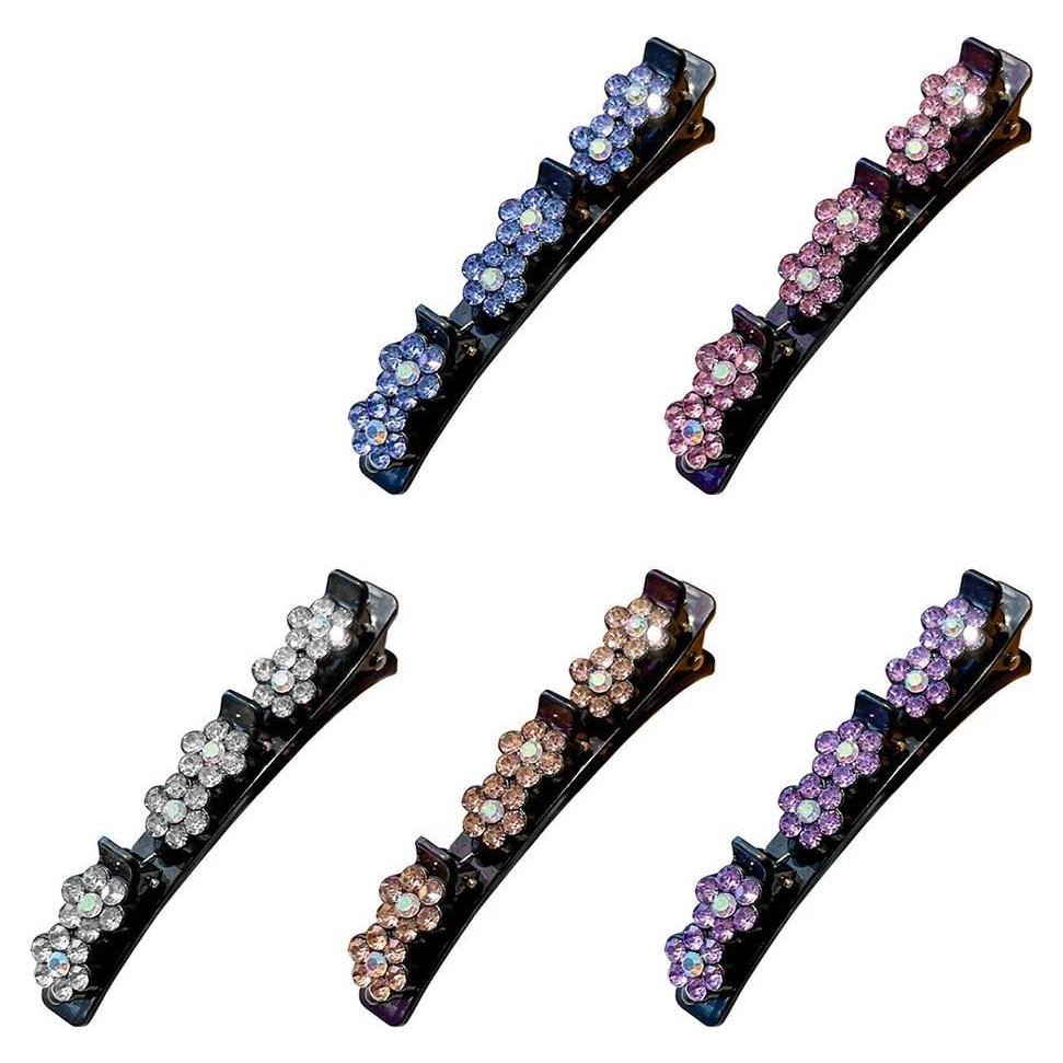 Clip de Pelo Trenzado con 5 Colores - Headwear