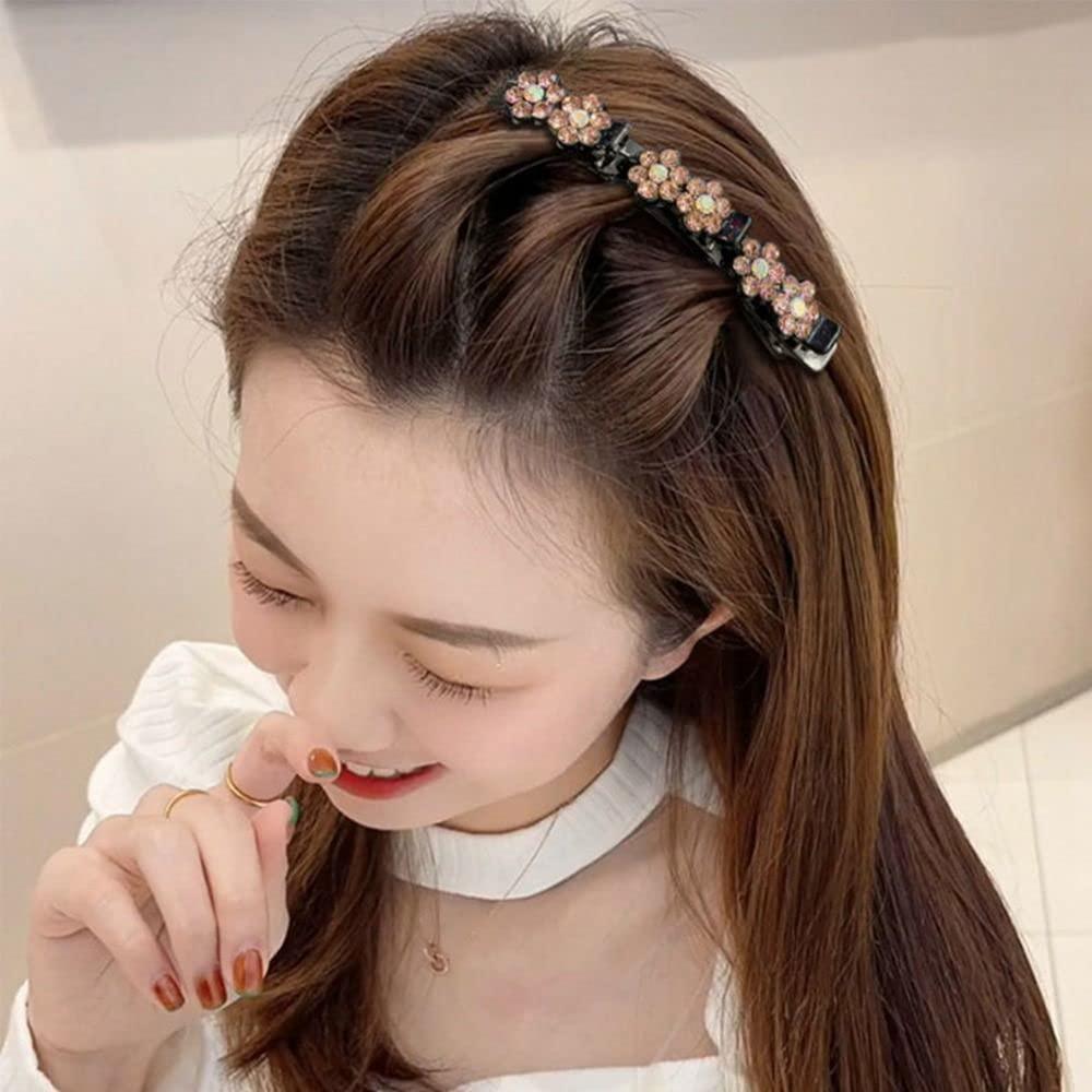 Clip de Pelo Trenzado con 5 Colores - Headwear