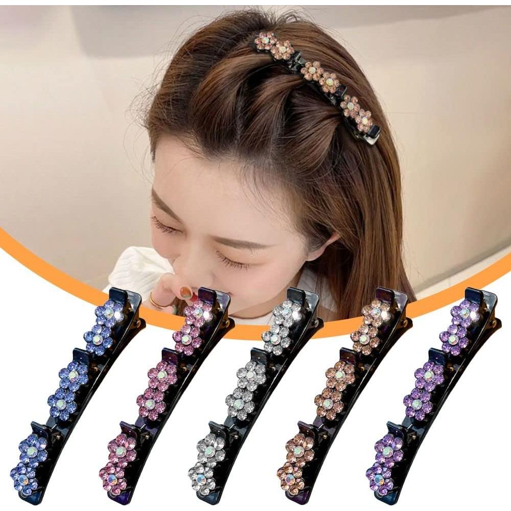 Clip de Pelo Trenzado con 5 Colores - Headwear