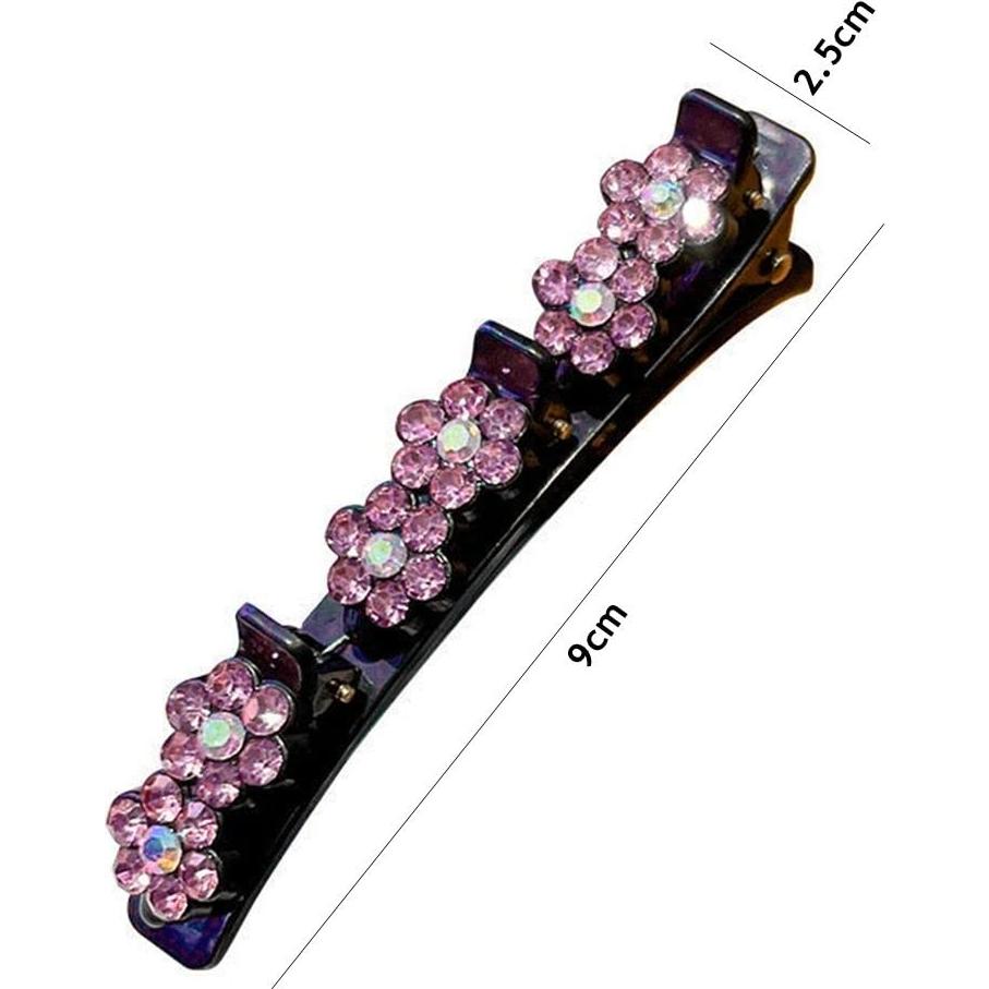 Clip de Pelo Trenzado con 5 Colores - Headwear