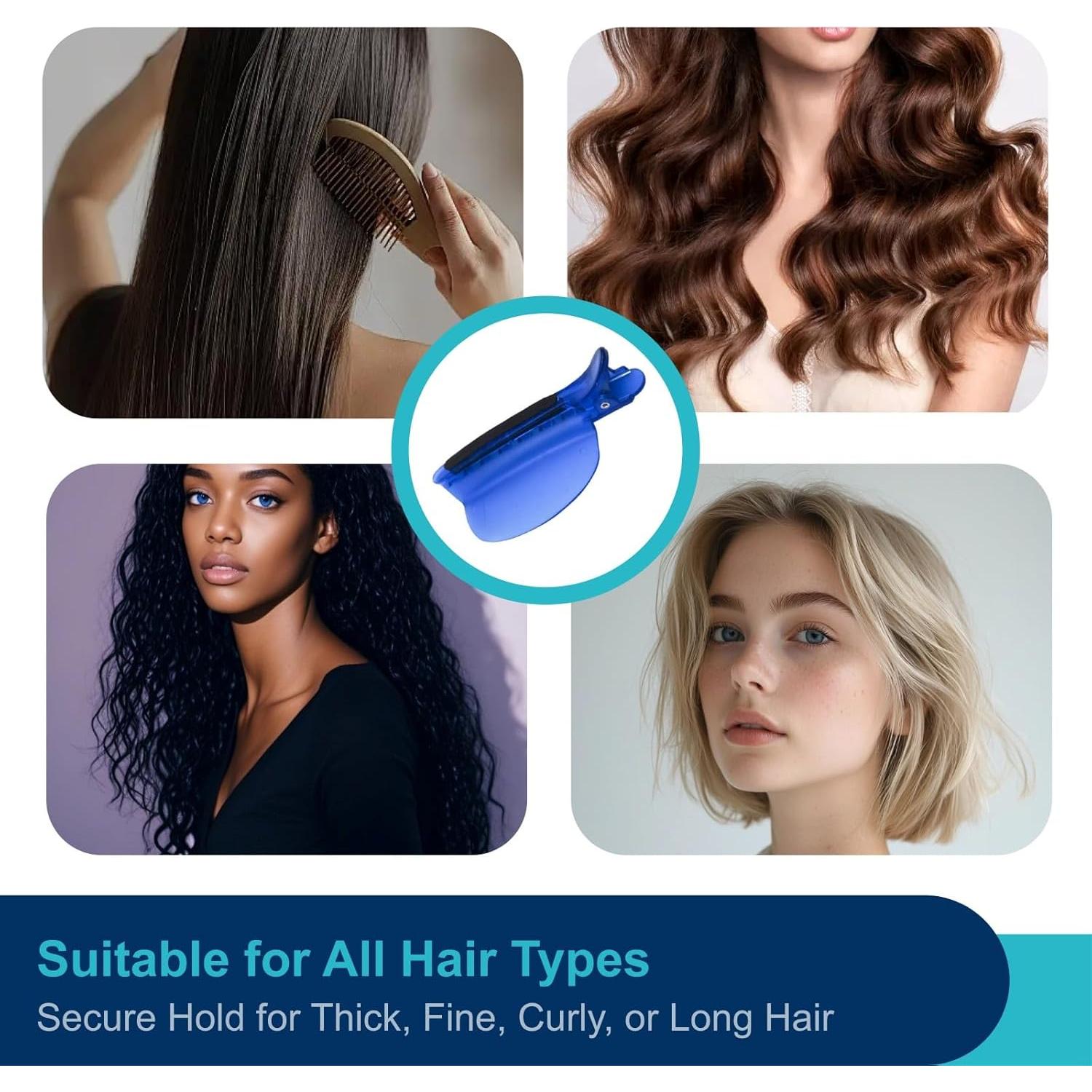 Juego de Clips para Seccionar Cabello NIIIYTYB - Resistente al Calor