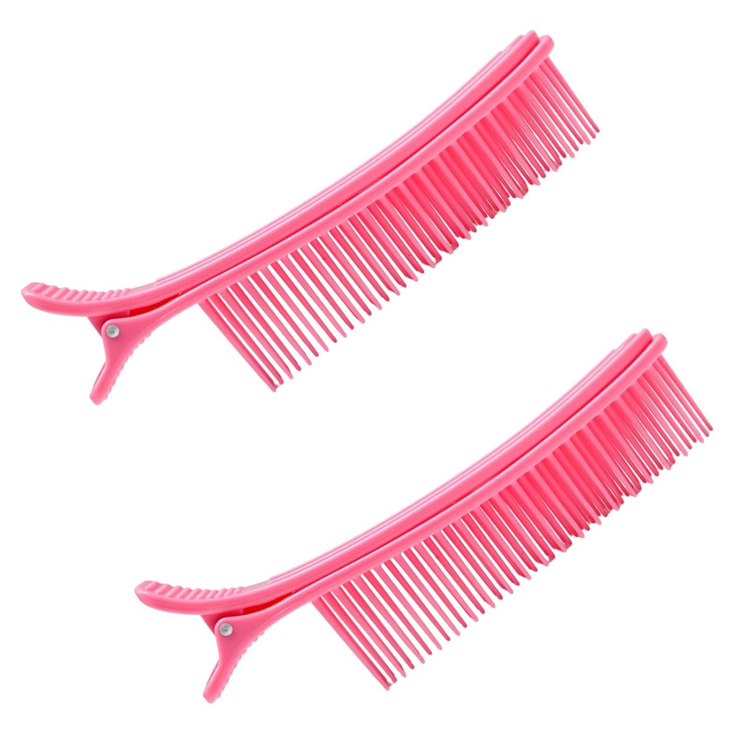 Juego de 2 Clips para Seccionar Cabello Yinluluna Rosa