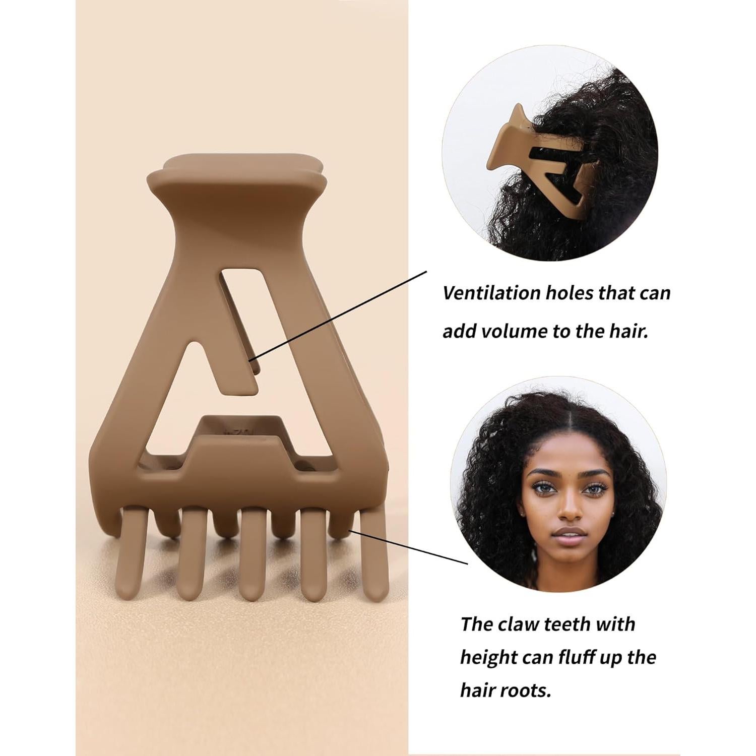 Clip de Raíz para Cabello Rizado NAISIER - 6 Piezas