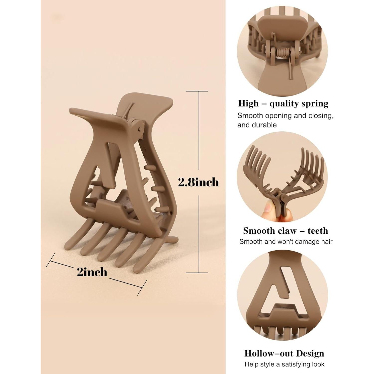 Clip de Raíz para Cabello Rizado NAISIER - 6 Piezas