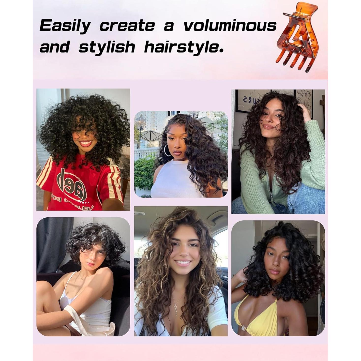 Clip de Raíz para Cabello Rizado NAISIER - 6 Piezas