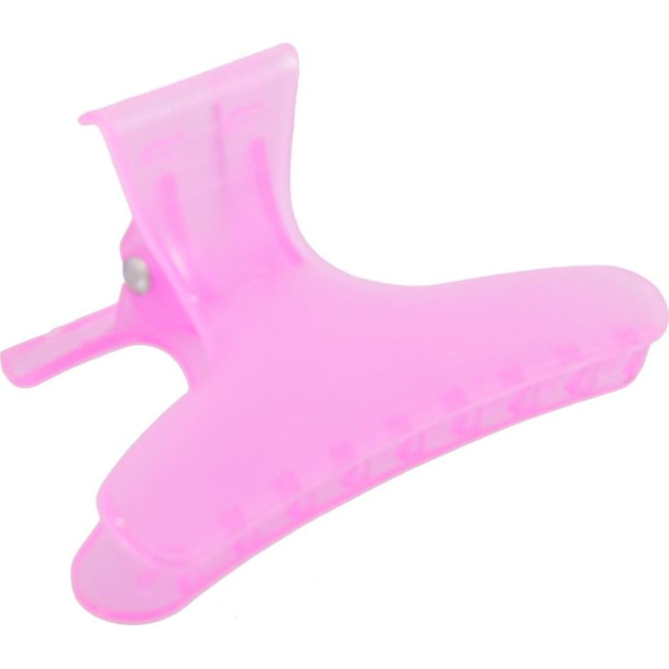 12 Clips de Plástico Mariposa Qfauto para Cabello 8cm Multicolor