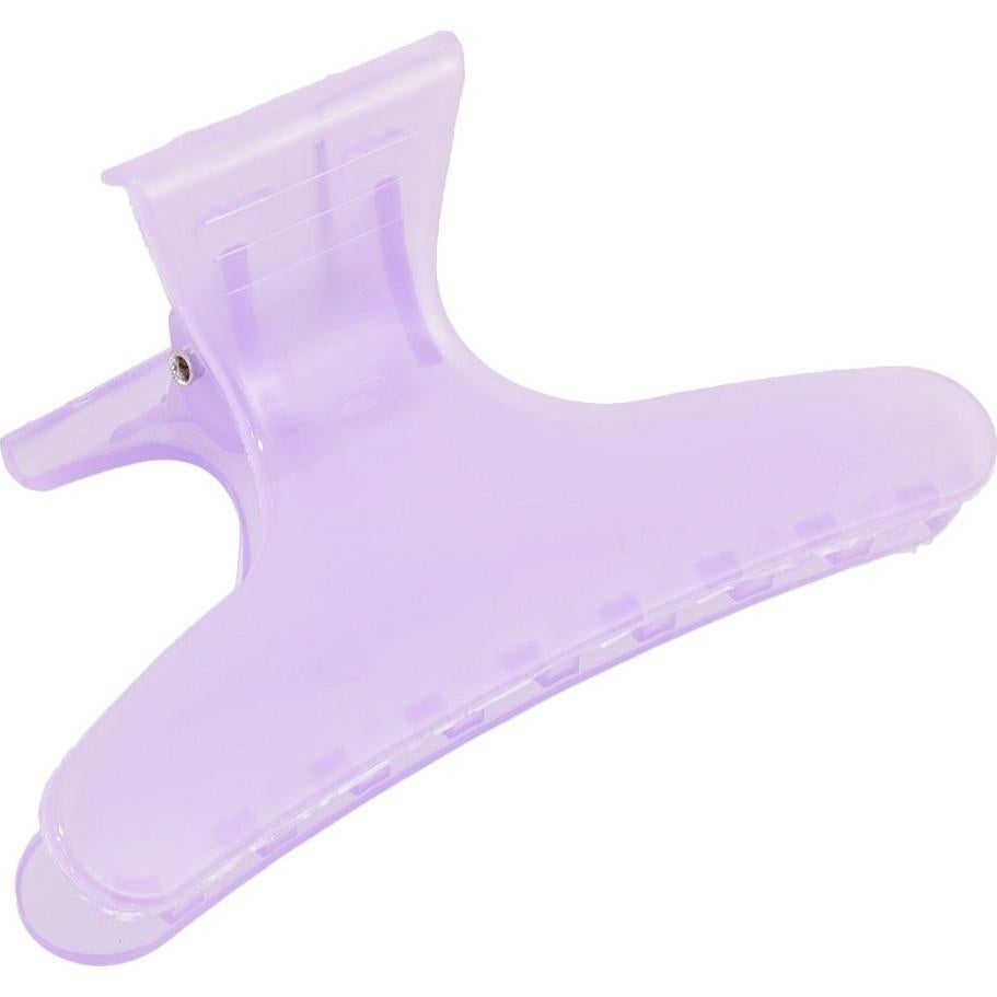 12 Clips de Plástico Mariposa Qfauto para Cabello 8cm Multicolor