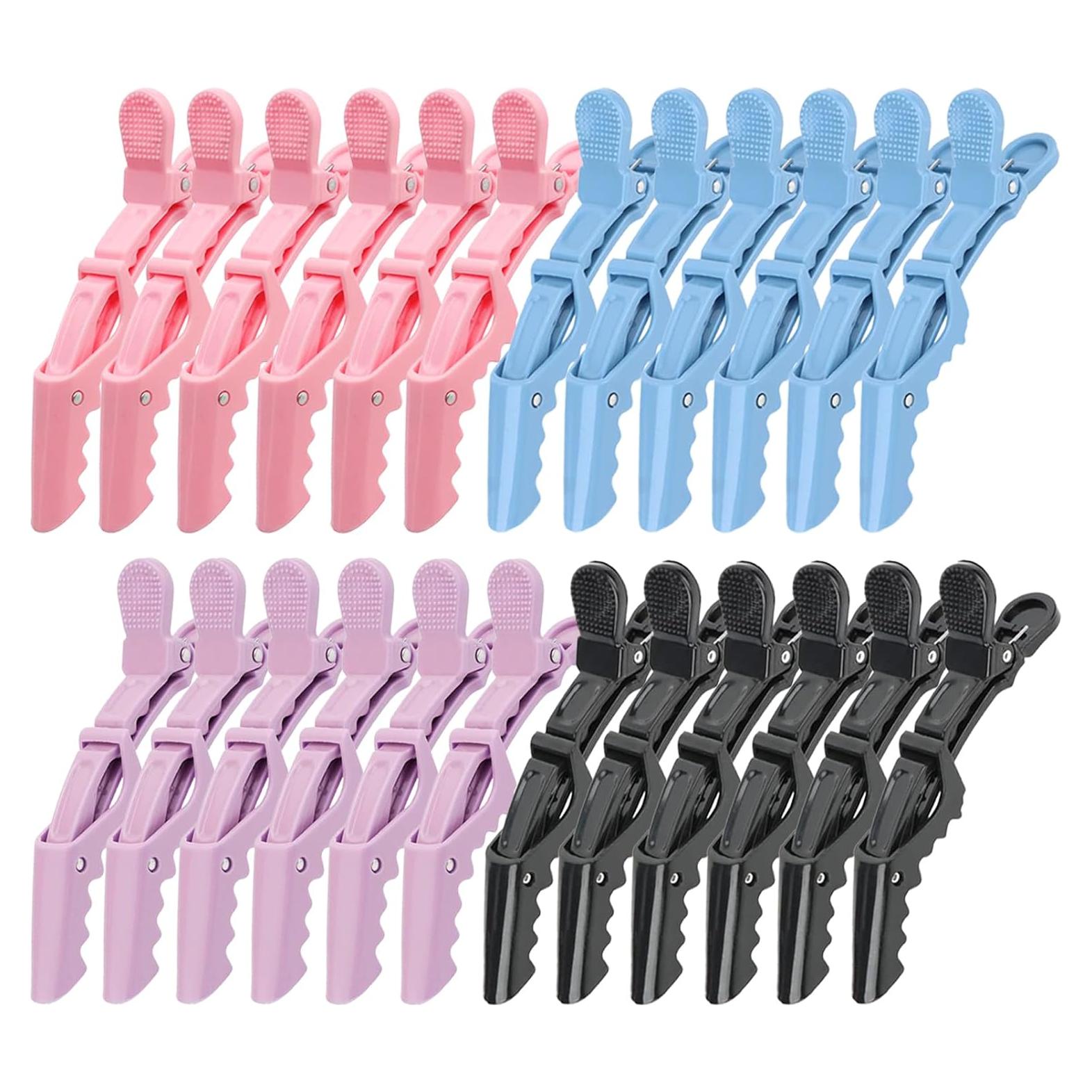 Paquete de 24 Clips de Pelo Cocodrilo ACO-UINT - Multiusos y Resistentes